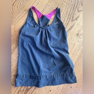 Adidas Black Tank Top with Pink Highlights